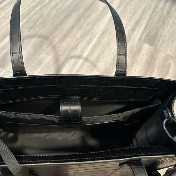 Beis Black Croc Worktote - Picture 5 of 5